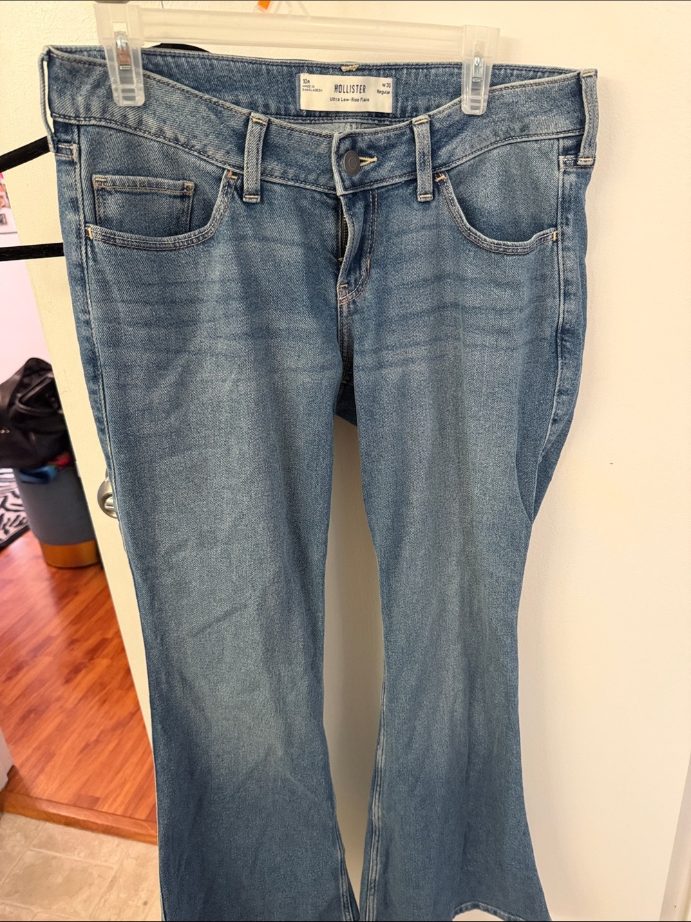 Hollister Ultra Lowrise Women's Light Blue Flare Jeans